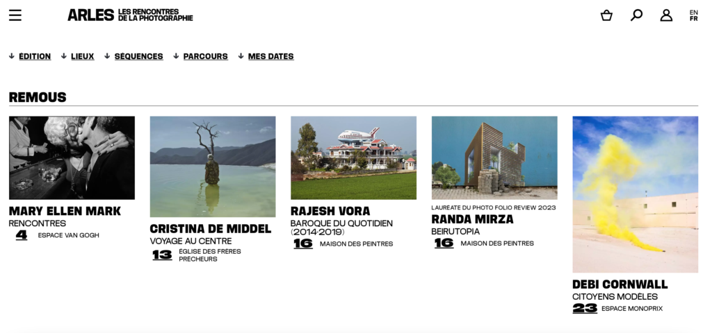 Visuel arles 2024 les rencontres de la photographie