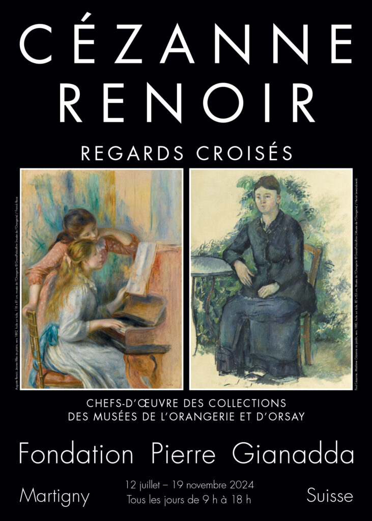 flyer exposition Cézanne Renoir Regards croisées
